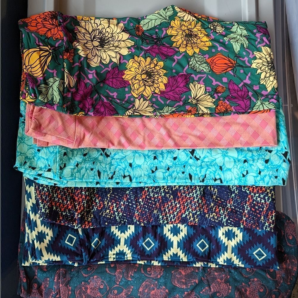 lot of 9 TC lularoe leggings - Picture 4 of 9